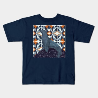 Modern Retro Seal Kids T-Shirt